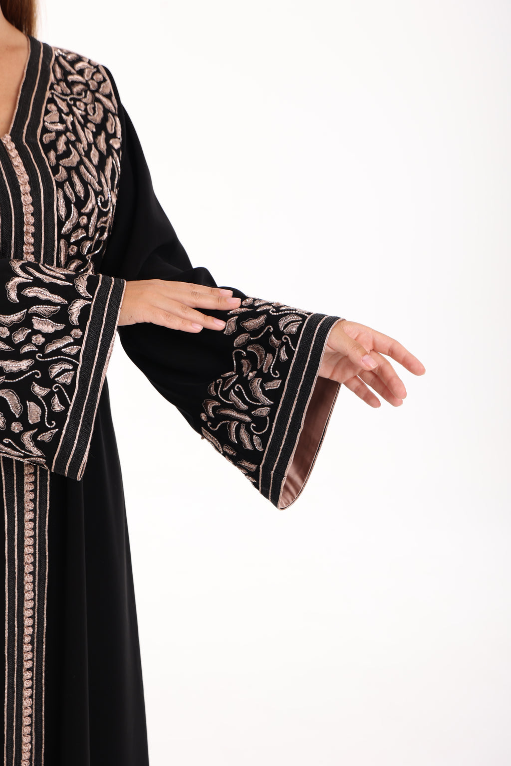 Black-Pink Kaftan
